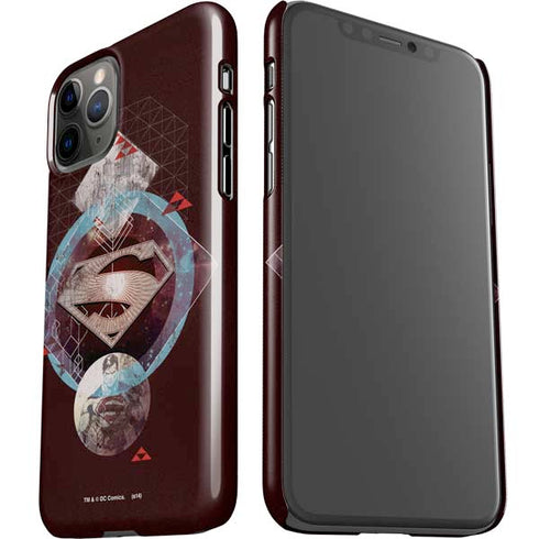 DC Comics Superman Purple Abstract Collage iPhone 11 Pro Lite Case