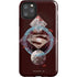DC Comics Superman Purple Abstract Collage iPhone 11 Pro Max Impact Case
