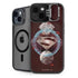 DC Comics Superman Purple Abstract Collage iPhone 14 Kickstand Case