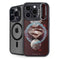 DC Comics Superman Purple Abstract Collage iPhone 14 Pro Kickstand Case