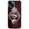 DC Comics Superman Purple Abstract Collage iPhone 15 Clear Case