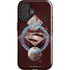 DC Comics Superman Purple Abstract Collage iPhone 16 Plus Impact Case