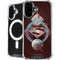 DC Comics Superman Purple Abstract Collage iPhone 16 Plus MagSafe Case