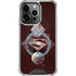 DC Comics Superman Purple Abstract Collage iPhone 16 Pro Clear Case