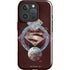 DC Comics Superman Purple Abstract Collage iPhone 16 Pro Impact Case