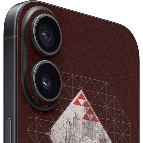 DC Comics Superman Purple Abstract Collage iPhone 16 Skin