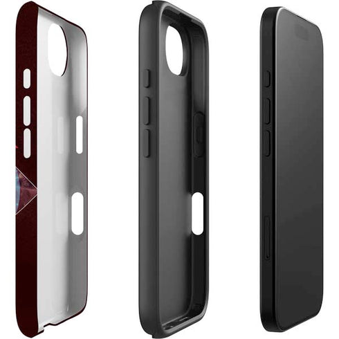 DC Comics Superman Purple Abstract Collage iPhone 16e Impact Case