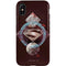 DC Comics Superman Purple Abstract Collage iPhone X Pro Case