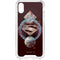 DC Comics Superman Purple Abstract Collage iPhone XS Clear Case