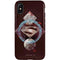 DC Comics Superman Purple Abstract Collage iPhone XS Pro Case