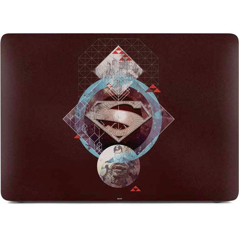 DC Comics Superman Purple Abstract Collage Apple MacBook Air Skin