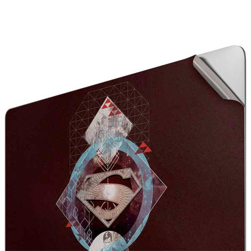 DC Comics Superman Purple Abstract Collage Apple MacBook Pro 16-inch Skin
