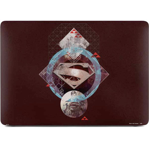 DC Comics Superman Purple Abstract Collage Apple MacBook Pro 16-inch Skin