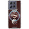 DC Comics Superman Purple Abstract Collage Moto G 5G (2025) Clear Case