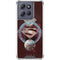 DC Comics Superman Purple Abstract Collage Moto G Power 5G (2025) Clear Case