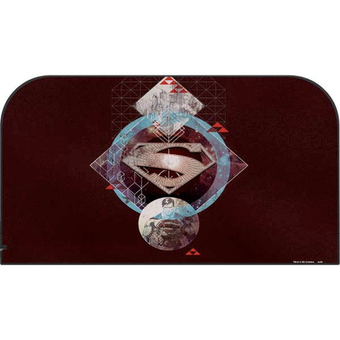 DC Comics Superman Purple Abstract Collage Nintendo Switch 2 (2025) with Joy-Con Skin