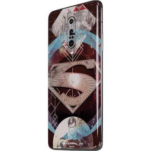 DC Comics Superman Purple Abstract Collage OnePlus 7 Pro Skin