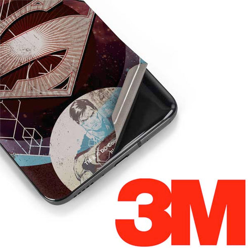 DC Comics Superman Purple Abstract Collage OnePlus 7 Pro Skin