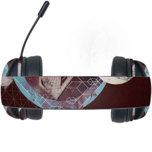 DC Comics Superman Purple Abstract Collage Razer Kraken X Skin