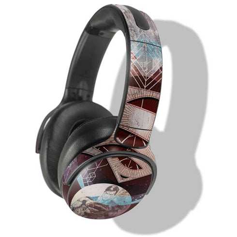 DC Comics Superman Purple Abstract Collage Skullcandy Venue Skin