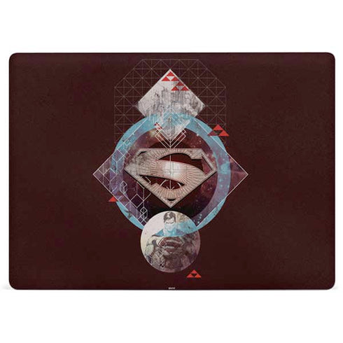 DC Comics Superman Purple Abstract Collage Surface Laptop 2 Skin