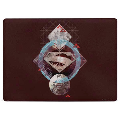 DC Comics Superman Purple Abstract Collage Surface Laptop 3 13.5in Skin