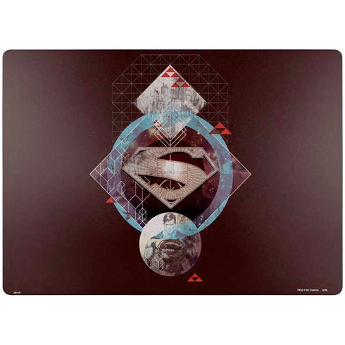 DC Comics Superman Purple Abstract Collage Surface Laptop 7 13.8in Skin