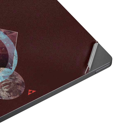 DC Comics Superman Purple Abstract Collage Surface Laptop 7 13.8in Skin
