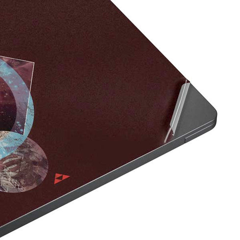 DC Comics Superman Purple Abstract Collage Surface Laptop 7 15in Skin