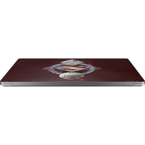 DC Comics Superman Purple Abstract Collage Laptop Skins