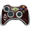 DC Comics Superman Purple Abstract Collage Xbox 360 Wireless Controller Skin