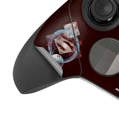 DC Comics Superman Purple Abstract Collage Xbox Elite Wireless Controller Series 2 Skin