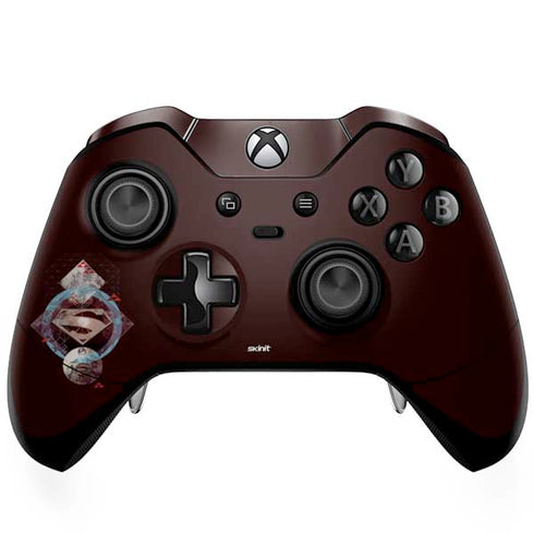 DC Comics Superman Purple Abstract Collage Xbox One Elite Controller Skin