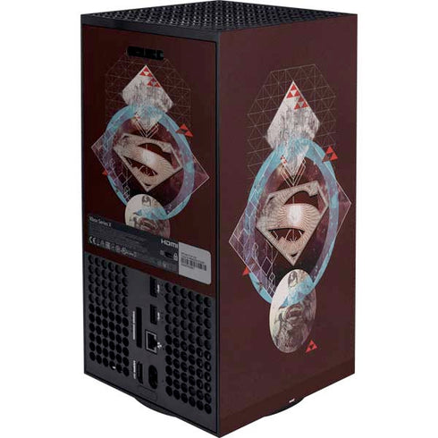 DC Comics Superman Purple Abstract Collage Xbox Series X Bundle Skin
