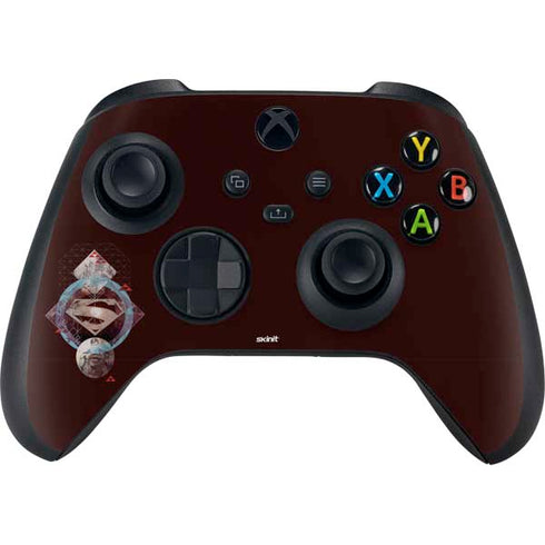 DC Comics Superman Purple Abstract Collage Xbox Series X Skins