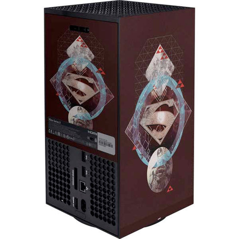 DC Comics Superman Purple Abstract Collage XBox Series X Digital Edition Bundle Skin