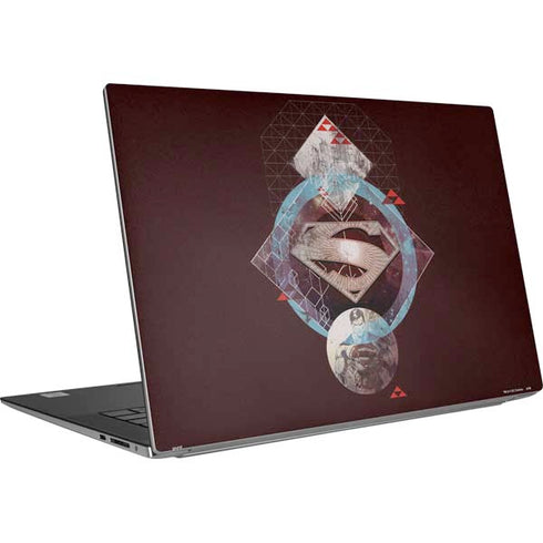DC Comics Superman Purple Abstract Collage Dell XPS Skin