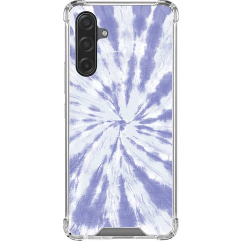 Purple Tie Dye Galaxy A17 Clear Case