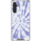 Purple Tie Dye Galaxy A17 Clear Case