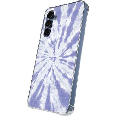 Purple Tie Dye Galaxy A35 5G Clear Case