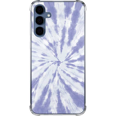 Purple Tie Dye Galaxy A55 5G Clear Case