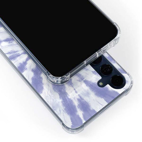 Purple Tie Dye Galaxy A55 5G Clear Case