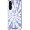 Purple Tie Dye Galaxy S24 FE Clear Case