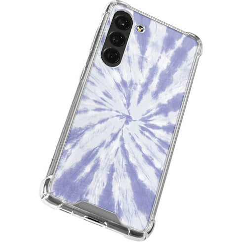 Purple Tie Dye Galaxy S24 FE Clear Case