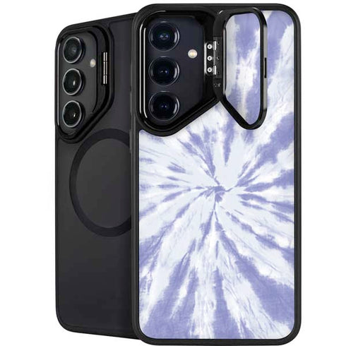 Purple Tie Dye Galaxy S25 Kickstand Case