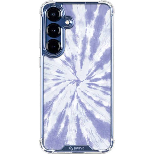 Purple Tie Dye Galaxy S25 Clear Case