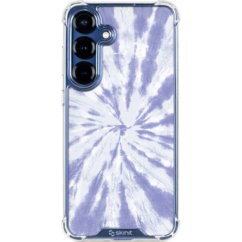 Purple Tie Dye Galaxy S25 Plus Clear Case