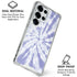 Purple Tie Dye Galaxy S25 Ultra Clear Case