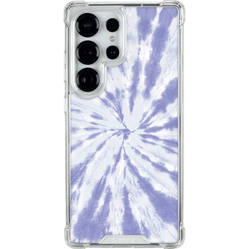 Purple Tie Dye Galaxy S26 Ultra Clear Case
