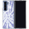 Purple Tie Dye Galaxy Z Fold6 Clear Case